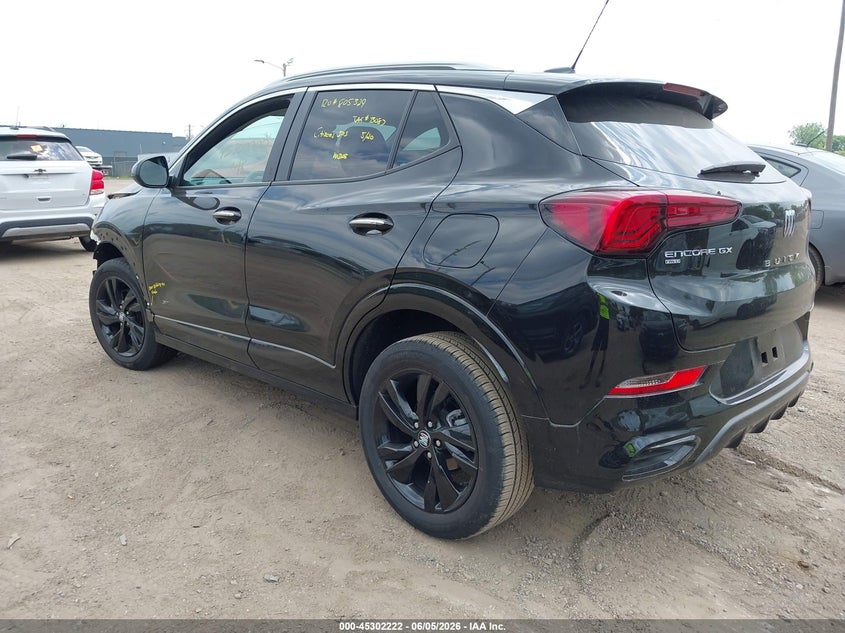 2025 Buick Encore gx VIN KL4AMESL4SB119460 IAAI salvage auction — FRONT END, Salvage Title, sold $7,750 on 2026-07-09 (photo 3)