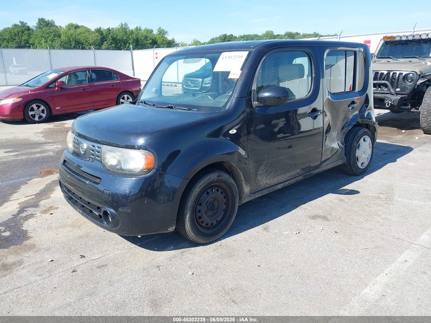 2010 Nissan Cube VIN JN8AZ2KR1AT152620 IAAI salvage auction — LEFT REAR, Clear (Indiana), sold $425 on 2026-07-09 (photo 2)