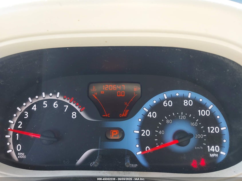 2010 Nissan Cube VIN JN8AZ2KR1AT152620 IAAI salvage auction — LEFT REAR, Clear (Indiana), sold $425 on 2026-07-09 (photo 7)