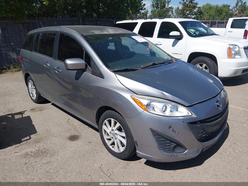 2012 Mazda 5 VIN JM1CW2BL0C0136180 IAAI salvage auction — NORMAL WEAR, Clear (Colorado), sold $300 on 2026-07-21 (photo 1)