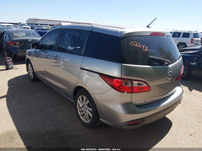 2012 Mazda 5 VIN JM1CW2BL0C0136180 IAAI salvage auction — NORMAL WEAR, Clear (Colorado), sold $300 on 2026-07-21 (photo 3)