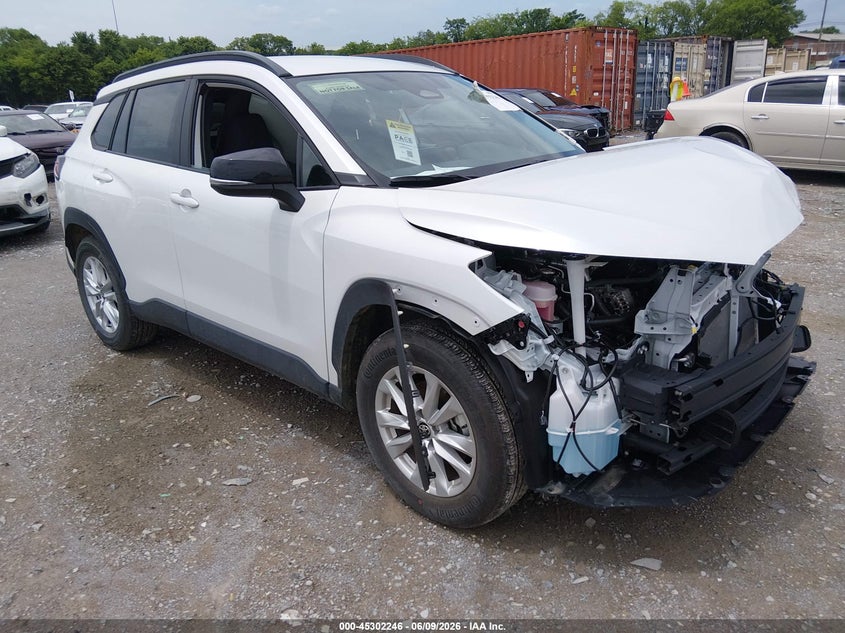 2026 Toyota Corolla cross VIN 7MUCAABGXTV161988 IAAI salvage auction — FRONT END, Salvage Title, sold $6,600 on 2026-07-23 (photo 1)