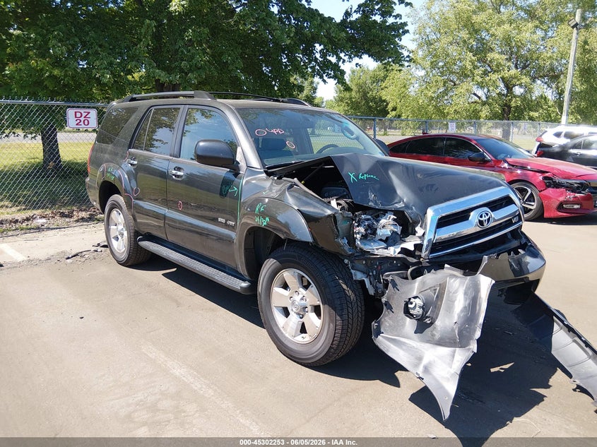 2008 Toyota 4runner VIN JTEBT14R080069311 IAAI salvage auction — FRONT END, Salvage (New Jersey), sold $3,000 on 2026-07-12 (photo 1)