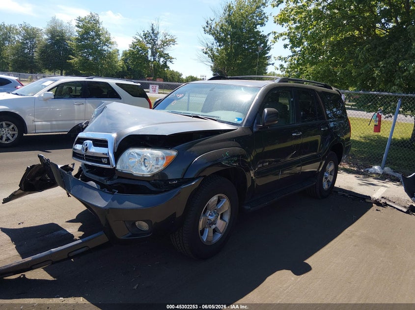 2008 Toyota 4runner VIN JTEBT14R080069311 IAAI salvage auction — FRONT END, Salvage (New Jersey), sold $3,000 on 2026-07-12 (photo 2)