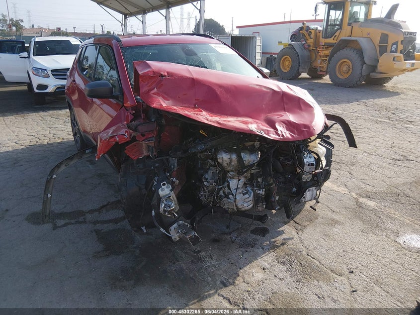 2021 Jeep Compass VIN 3C4NJCEB0MT542481 IAAI salvage auction — FRONT END, Salvage Title, sold $600 on 2026-07-22 (photo 1)