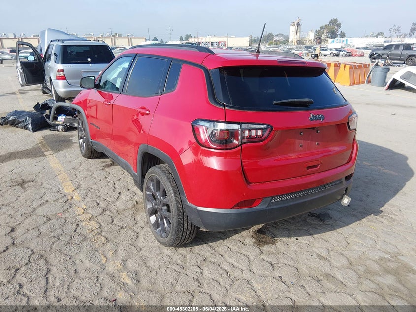 2021 Jeep Compass VIN 3C4NJCEB0MT542481 IAAI salvage auction — FRONT END, Salvage Title, sold $600 on 2026-07-22 (photo 3)