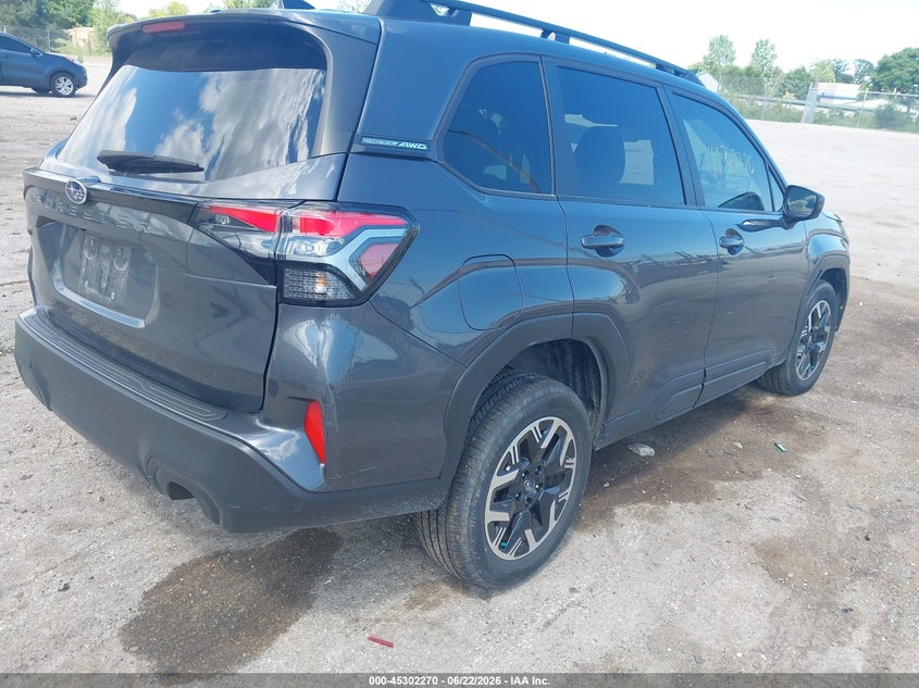 2025 Subaru Forester VIN JF2SLDBC1SH425344 IAAI salvage auction — FRONT END, Salvage Title, sold $8,950 on 2026-09-08 (photo 4)