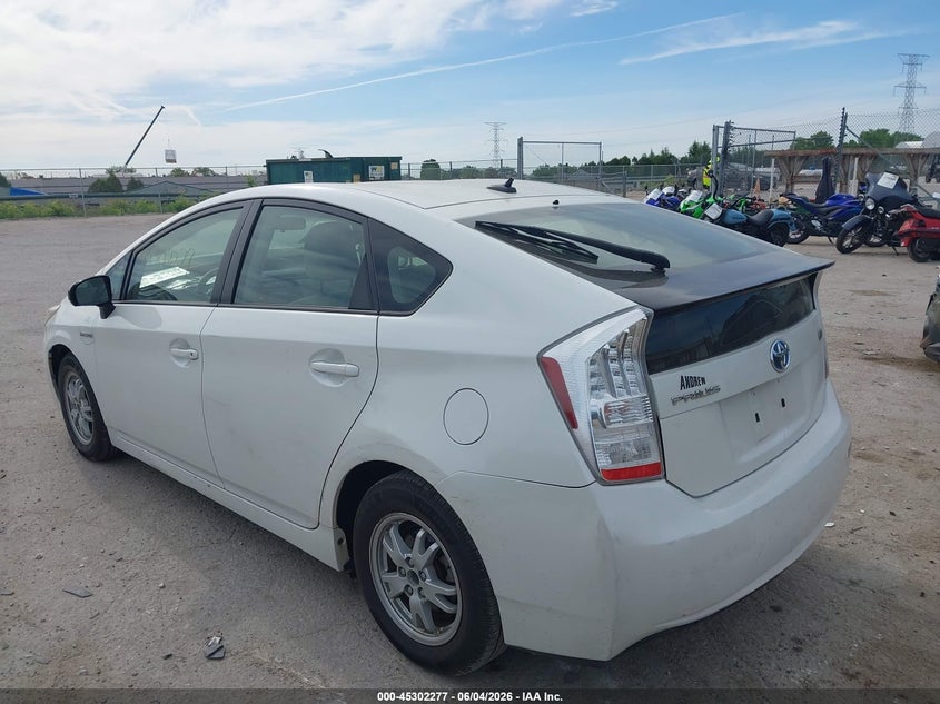 2011 Toyota Prius VIN JTDKN3DU4B0329263 IAAI salvage auction — FRONT END, Junk Bill Of Sale Mv2459 (Wisconsin), sold $1,300 on 2026-07-07 (photo 3)