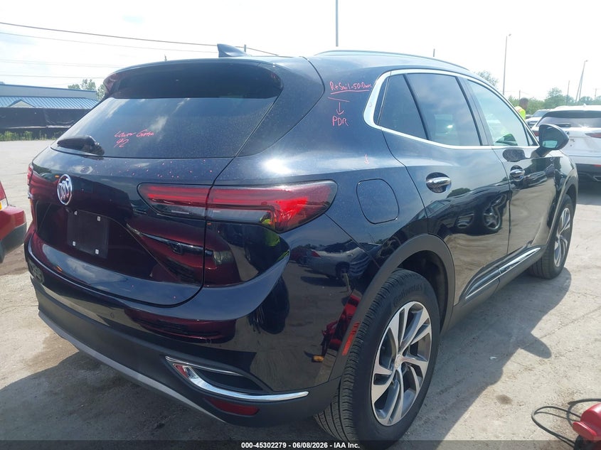 2021 Buick Envision VIN LRBFZPR46MD074566 IAAI salvage auction — HAIL, Salvage (Ohio), sold $9,600 on 2026-07-28 (photo 4)