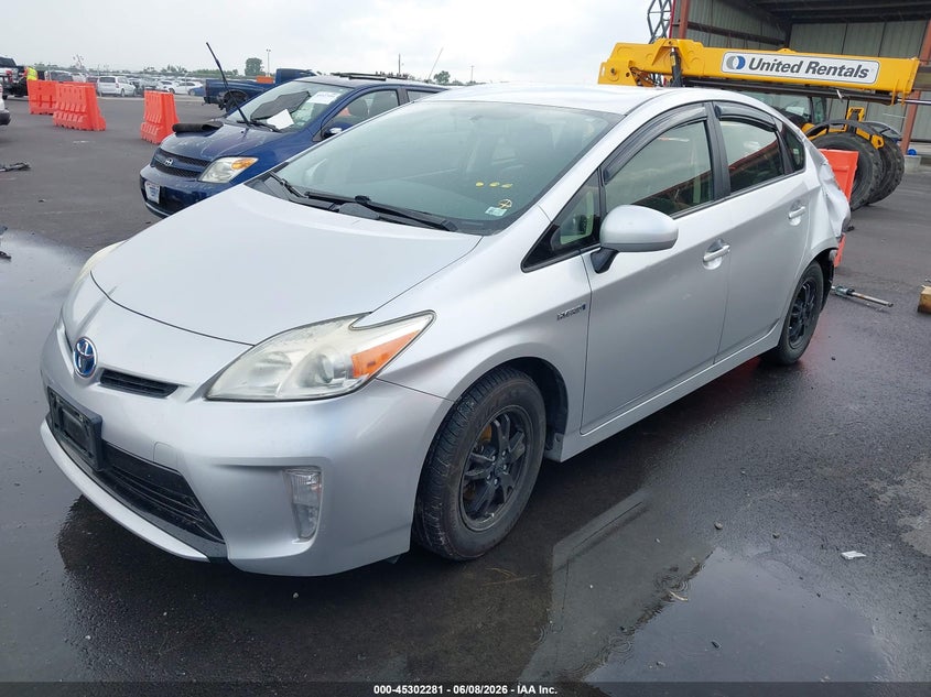 2012 Toyota Prius VIN JTDKN3DU6C5420944 IAAI salvage auction — REAR END, Salvage (Illinois), sold $25 on 2026-07-21 (photo 2)