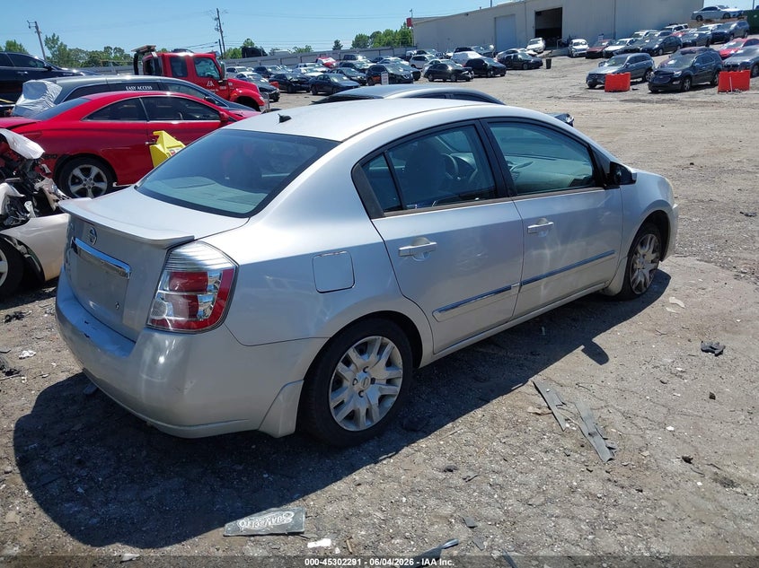 2012 Nissan Sentra VIN 3N1AB6AP3CL766697 IAAI salvage auction — SIDE, Salvage Title, sold $475 on 2026-07-09 (photo 4)