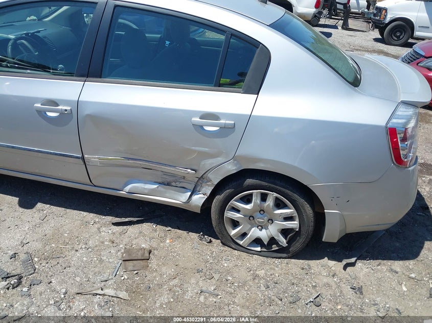 2012 Nissan Sentra VIN 3N1AB6AP3CL766697 IAAI salvage auction — SIDE, Salvage Title, sold $475 on 2026-07-09 (photo 6)
