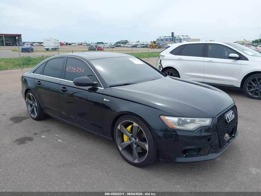 2012 Audi A6 VIN WAUGGAFC4CN120888 IAAI salvage auction — FRONT END, Prior Salvage (Minnesota), sold $700 on 2026-07-29 (photo 1)