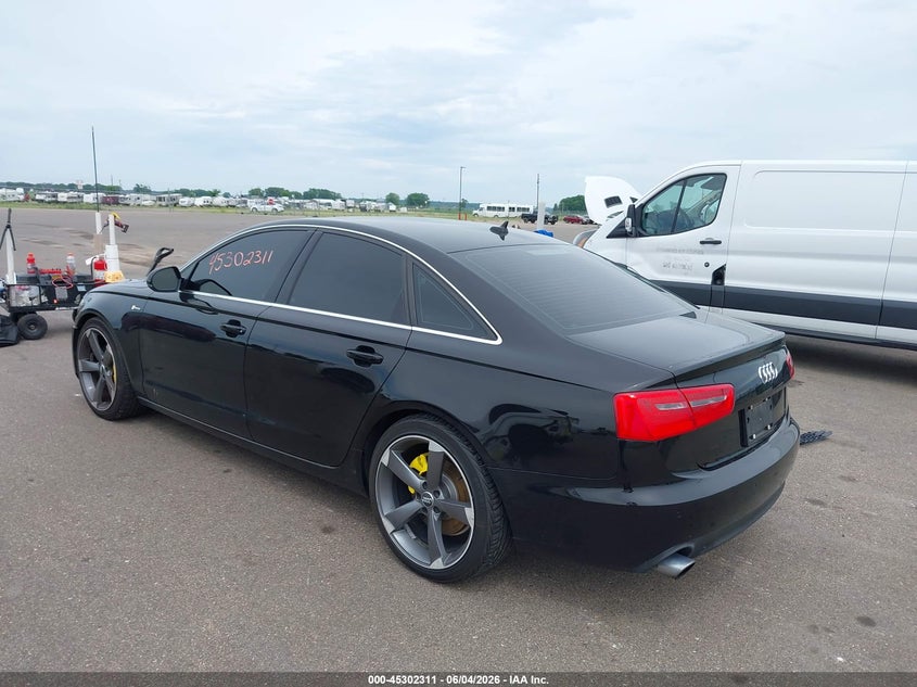 2012 Audi A6 VIN WAUGGAFC4CN120888 IAAI salvage auction — FRONT END, Prior Salvage (Minnesota), sold $700 on 2026-07-29 (photo 3)
