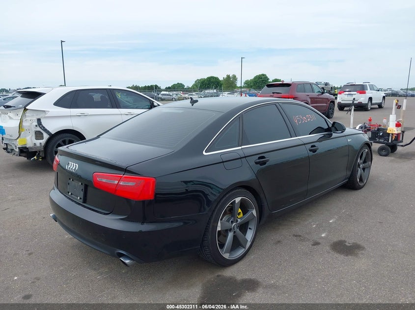2012 Audi A6 VIN WAUGGAFC4CN120888 IAAI salvage auction — FRONT END, Prior Salvage (Minnesota), sold $700 on 2026-07-29 (photo 4)