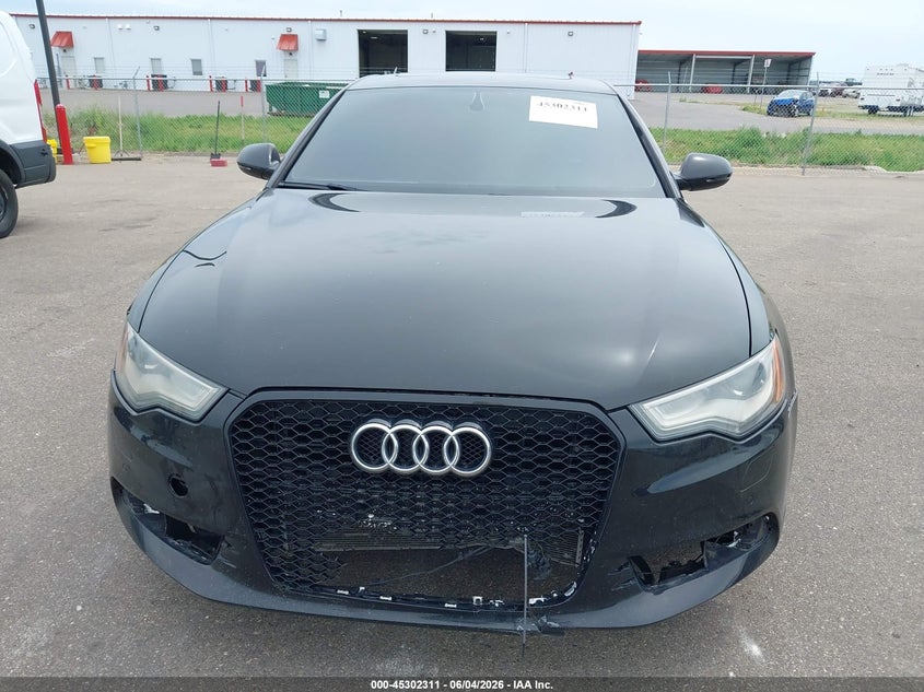 2012 Audi A6 VIN WAUGGAFC4CN120888 IAAI salvage auction — FRONT END, Prior Salvage (Minnesota), sold $700 on 2026-07-29 (photo 6)