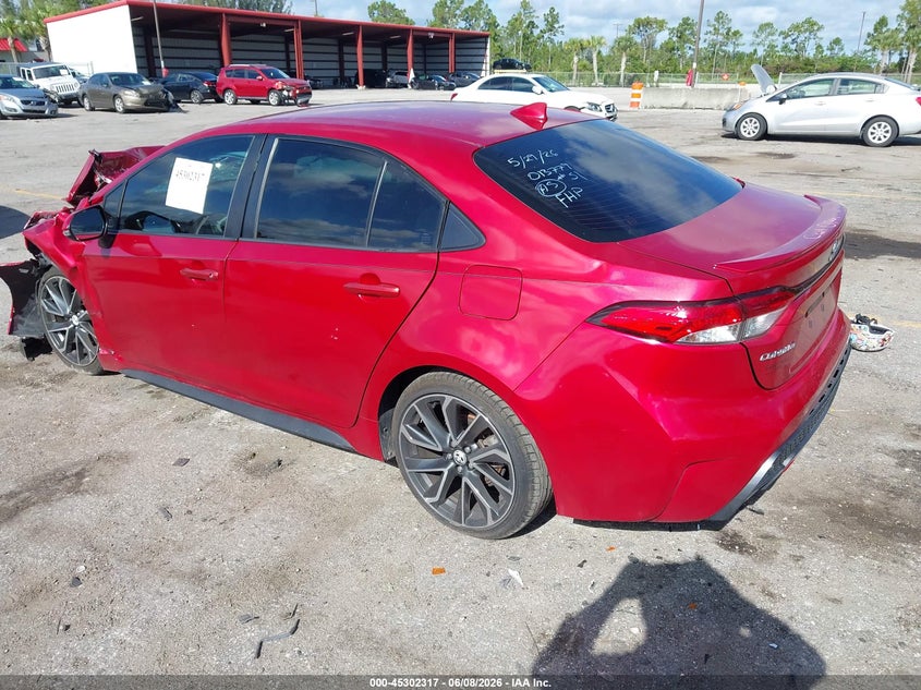 2020 Toyota Corolla VIN JTDS4RCEXLJ013779 IAAI salvage auction — FRONT END, Salvage Title, sold $1,475 on 2026-07-13 (photo 3)