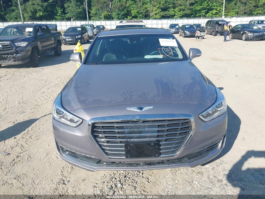 2018 Genesis G90 VIN KMHG54JH7JU041548 IAAI salvage auction — UNDERCARRIAGE, Salvage Title, sold $3,550 on 2026-07-09 (photo 6)