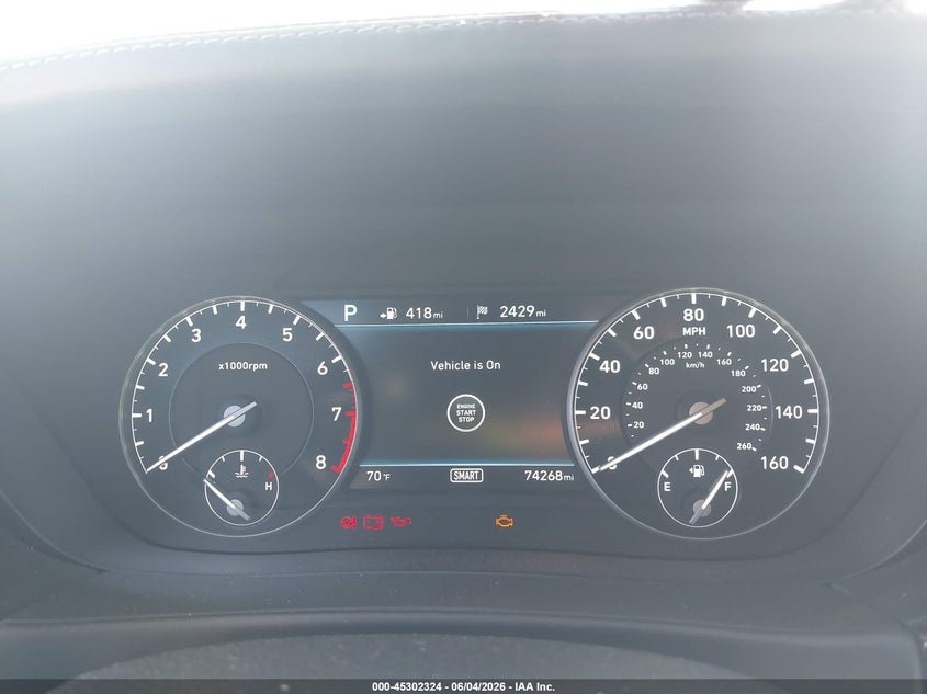 2018 Genesis G90 VIN KMHG54JH7JU041548 IAAI salvage auction — UNDERCARRIAGE, Salvage Title, sold $3,550 on 2026-07-09 (photo 7)