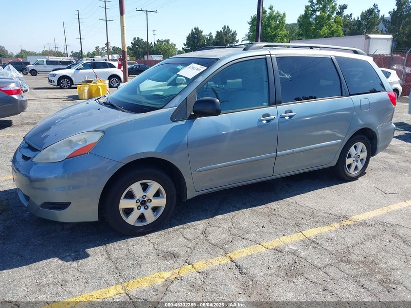 2006 Toyota Sienna VIN 5TDZA23C16S439574 IAAI salvage auction — NORMAL WEAR, Salvage Title - Dealer (California), sold $1,225 on 2026-07-07 (photo 2)
