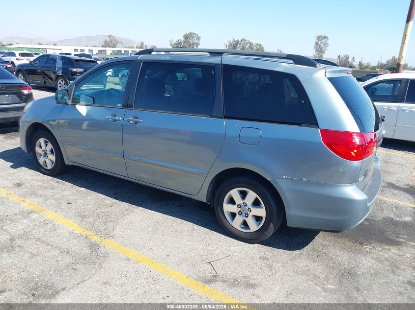 2006 Toyota Sienna VIN 5TDZA23C16S439574 IAAI salvage auction — NORMAL WEAR, Salvage Title - Dealer (California), sold $1,225 on 2026-07-07 (photo 3)