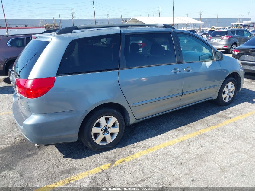 2006 Toyota Sienna VIN 5TDZA23C16S439574 IAAI salvage auction — NORMAL WEAR, Salvage Title - Dealer (California), sold $1,225 on 2026-07-07 (photo 4)