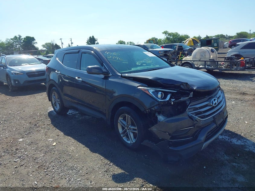 2017 Hyundai Santa fe VIN 5XYZTDLBXHG474126 IAAI salvage auction — FRONT END, Salvage (Virginia), sold $2,000 on 2026-07-11 (photo 1)