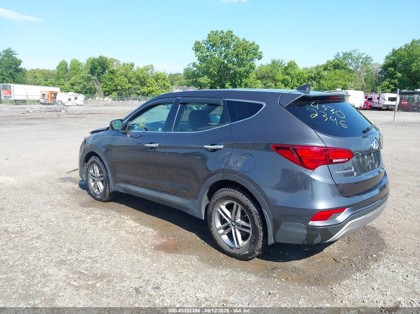 2017 Hyundai Santa fe VIN 5XYZTDLBXHG474126 IAAI salvage auction — FRONT END, Salvage (Virginia), sold $2,000 on 2026-07-11 (photo 3)