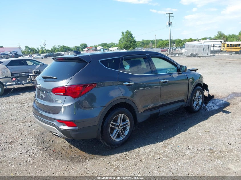 2017 Hyundai Santa fe VIN 5XYZTDLBXHG474126 IAAI salvage auction — FRONT END, Salvage (Virginia), sold $2,000 on 2026-07-11 (photo 4)