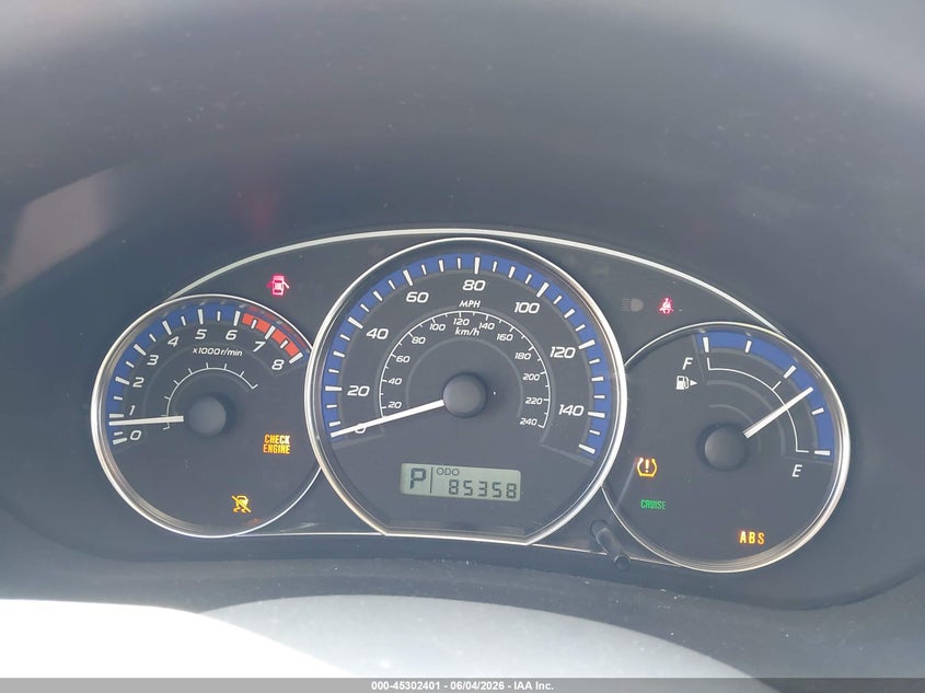 2010 Subaru Forester VIN JF2SH6BC4AH805340 IAAI salvage auction — FRONT END, Salvage (North Carolina), sold $525 on 2026-07-10 (photo 7)