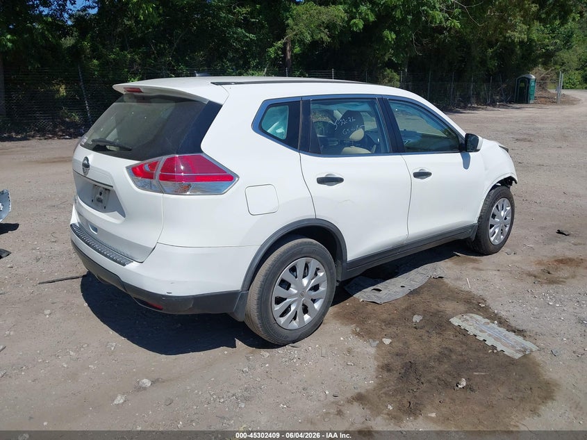 2016 Nissan Rogue VIN JN8AT2MT8GW018446 IAAI salvage auction — FRONT END, Salvage Title, sold $675 on 2026-07-24 (photo 4)