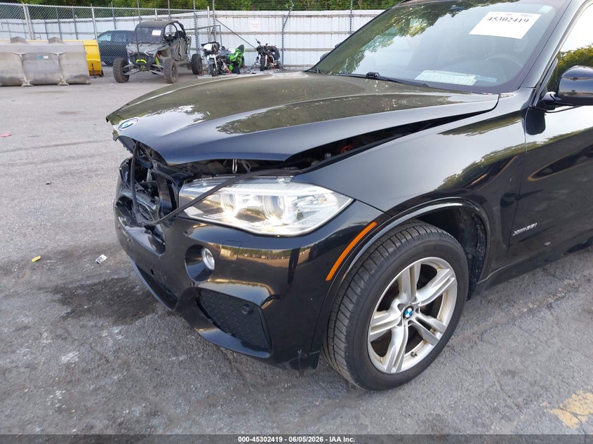 2016 BMW X5 VIN 5UXKR0C56G0P24595 IAAI salvage auction — FRONT END, Salvage Title, sold $7,050 on 2026-07-13 (photo 6)