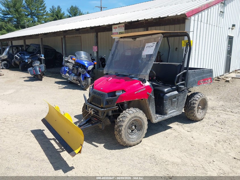 2014 Polaris Ranger VIN 4XARH57A6EE807796 IAAI salvage auction — ENGINE BURN, Salvage Title, sold $1,450 on 2026-07-09 (photo 2)