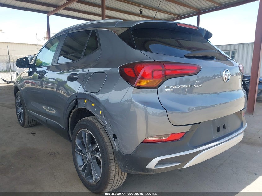 2020 Buick Encore gx VIN KL4MMESL6LB065657 IAAI salvage auction — REAR END, Salvage Title, sold $3,550 on 2026-07-14 (photo 3)