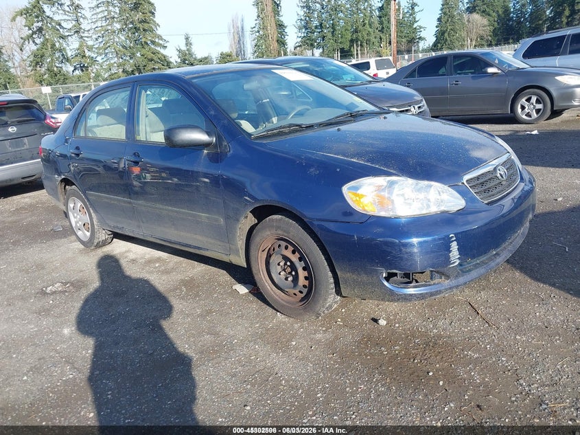 2007 Toyota Corolla VIN JTDBR32E670122753 IAAI salvage auction — RIGHT FRONT, Salvage (Idaho), sold $700 on 2026-07-08 (photo 1)
