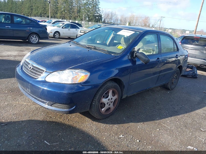 2007 Toyota Corolla VIN JTDBR32E670122753 IAAI salvage auction — RIGHT FRONT, Salvage (Idaho), sold $700 on 2026-07-08 (photo 2)
