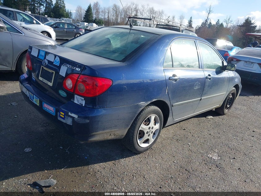 2007 Toyota Corolla VIN JTDBR32E670122753 IAAI salvage auction — RIGHT FRONT, Salvage (Idaho), sold $700 on 2026-07-08 (photo 4)