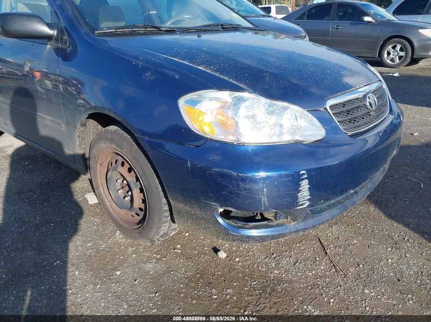 2007 Toyota Corolla VIN JTDBR32E670122753 IAAI salvage auction — RIGHT FRONT, Salvage (Idaho), sold $700 on 2026-07-08 (photo 6)
