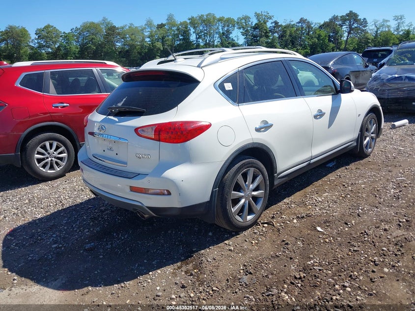 2016 Infiniti Qx50 VIN JN1BJ0RR1GM261182 IAAI salvage auction — FRONT END, Salvage Title, sold $50 on 2026-07-28 (photo 4)