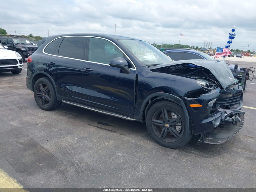 2016 Porsche Cayenne VIN WP1AA2A20GLA09771 IAAI salvage auction — FRONT END, Rebuildable (Florida), sold $675 on 2026-07-30 (photo 1)