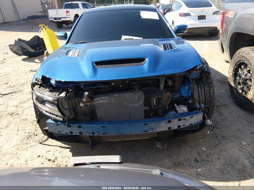 2021 Dodge Charger VIN 2C3CDXL91MH662325 IAAI salvage auction — FRONT END, Salvage Title, sold $29,500 on 2026-07-09 (photo 6)