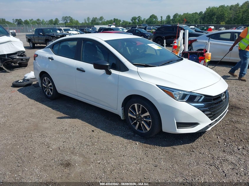 2024 Nissan Versa VIN 3N1CN8DV9RL863224 IAAI salvage auction — LEFT REAR, Salvage Title, sold $3,550 on 2026-08-27 (photo 1)