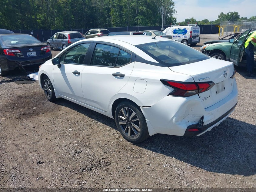 2024 Nissan Versa VIN 3N1CN8DV9RL863224 IAAI salvage auction — LEFT REAR, Salvage Title, sold $3,550 on 2026-08-27 (photo 3)