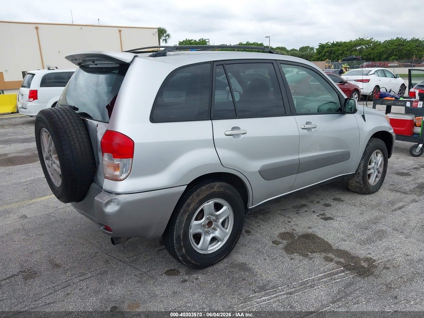 2001 Toyota Rav4 VIN JTEGH20V610028400 IAAI salvage auction — MECHANICAL, Clear (Florida), sold $850 on 2026-07-15 (photo 4)