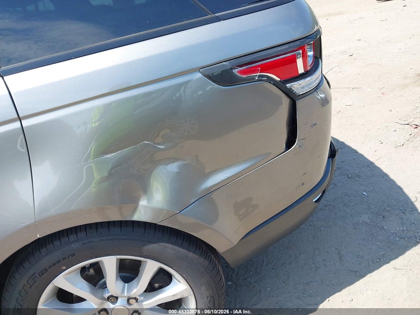 2017 Land rover Range rover sport VIN SALWR2FV6HA177200 IAAI salvage auction — LEFT REAR, Salvage (Massachusetts), sold $6,100 on 2026-07-28 (photo 6)