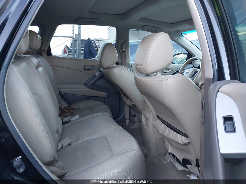 2010 Nissan Murano VIN JN8AZ1MU1AW015641 IAAI salvage auction — UNKNOWN, Salvage (Idaho), sold $100 on 2026-07-14 (photo 8)