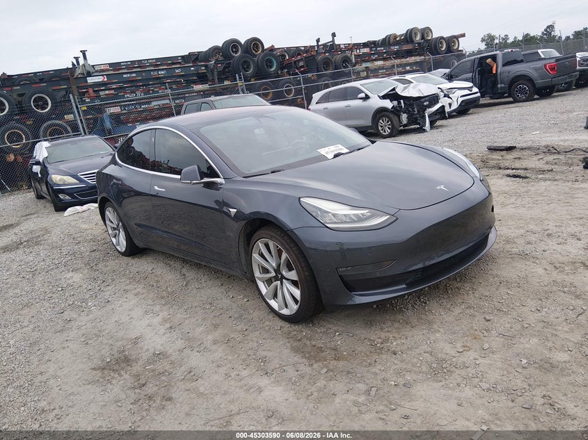 2018 Tesla Model 3 VIN 5YJ3E1EA2JF032005 IAAI salvage auction — REAR END, Salvage (South Carolina), sold $4,550 on 2026-08-01 (photo 1)