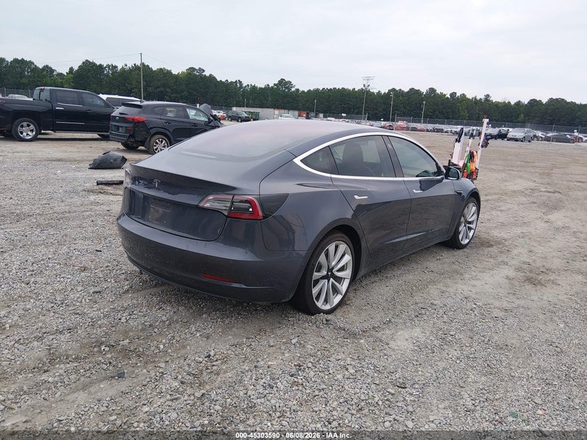 2018 Tesla Model 3 VIN 5YJ3E1EA2JF032005 IAAI salvage auction — REAR END, Salvage (South Carolina), sold $4,550 on 2026-08-01 (photo 4)