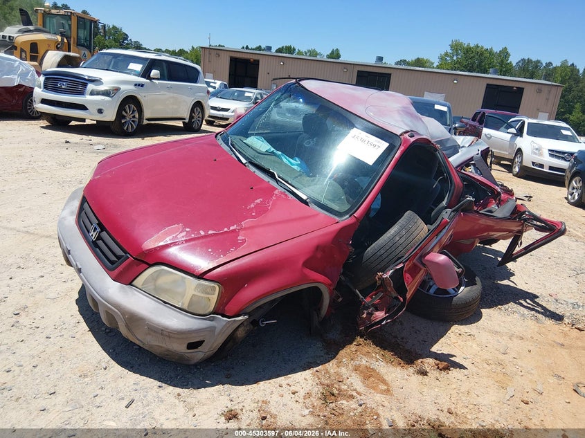 2000 Honda Cr-v VIN JHLRD1869YC024398 IAAI salvage auction — REAR END, Salvage (North Carolina), sold $200 on 2026-07-06 (photo 2)