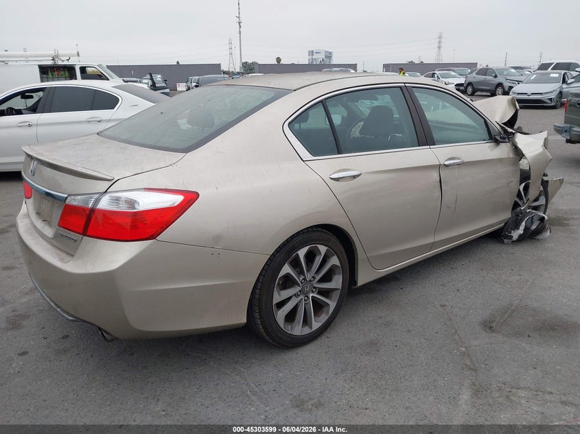 2013 Honda Accord VIN 1HGCR2F54DA266401 IAAI salvage auction — FRONT END, Salvage Title, sold $650 on 2026-07-09 (photo 4)